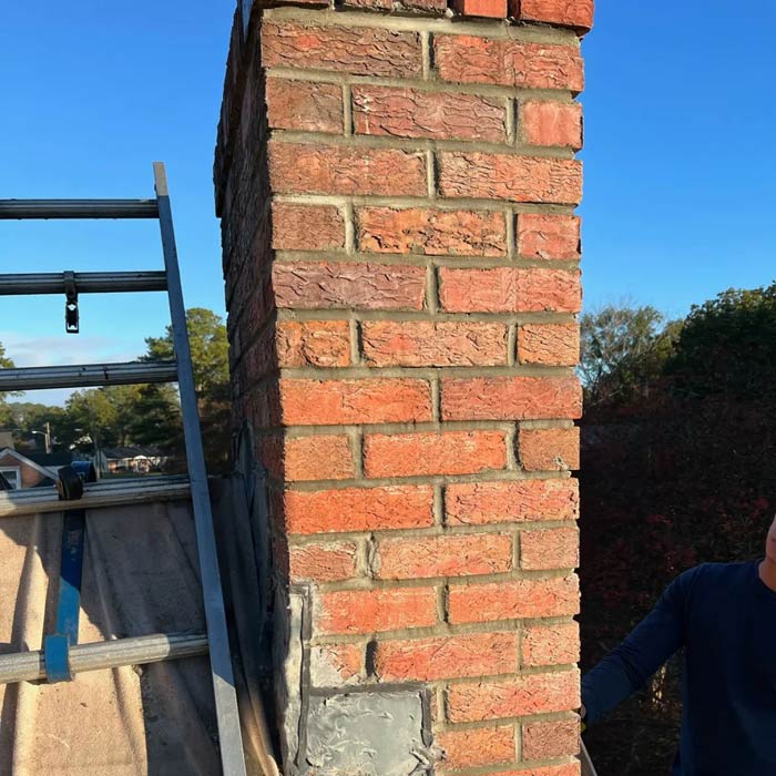 chimney repair rebuild